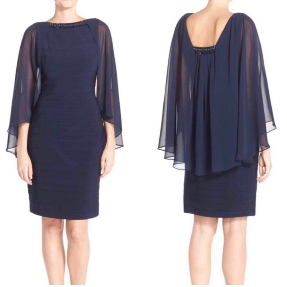 NWT ADRIANNA PAPELL Mother Of The Bride Dress size 6 Eclipse